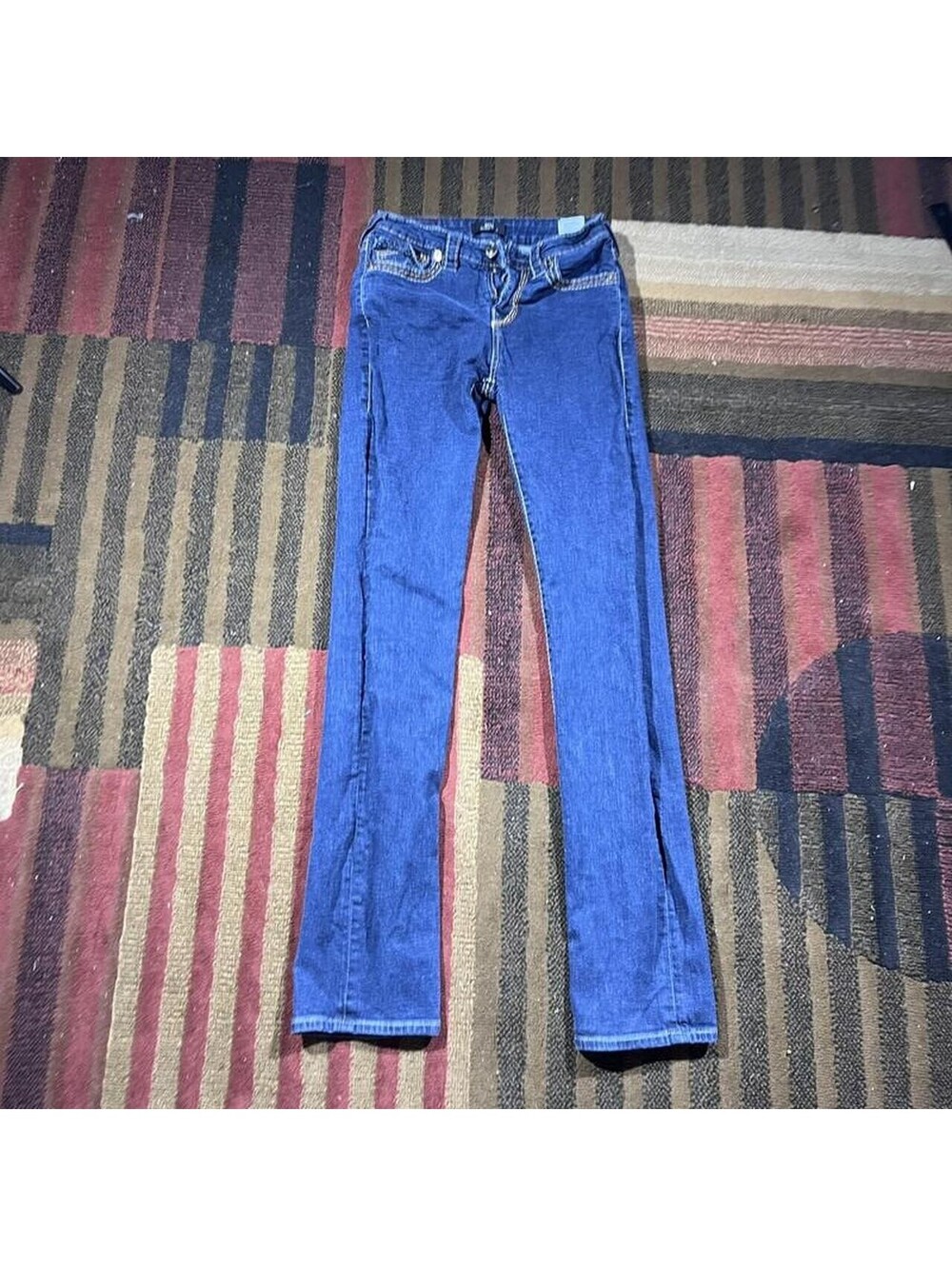 True Religion Billie Mid Rise Straight Jeans Women's Size 26